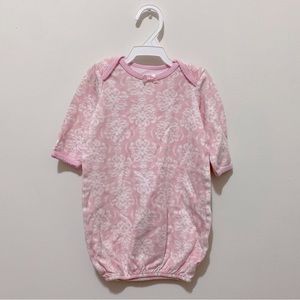 Little me🎀 0-3 month Pink Pattern Sleeper🎀 baby clothes pajamas